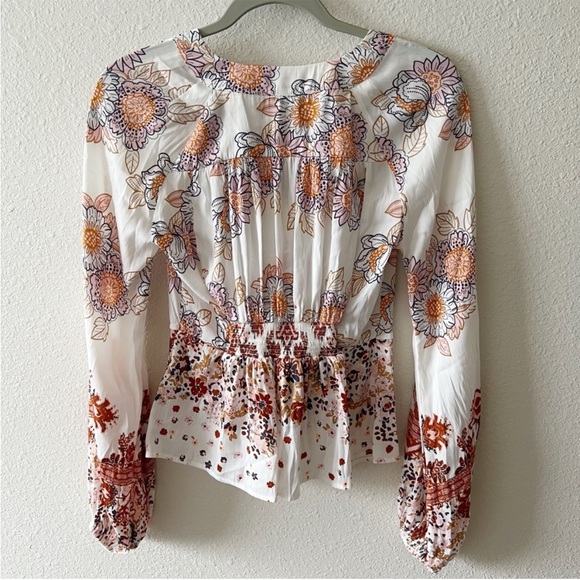 Revolve Free People Run Free Blouse Tunic in Ivory Size XS - Picture 4 of 7